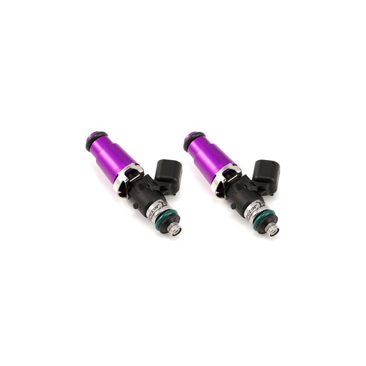 Injector Dynamics 2600cc Injectors - All Mazda RX-7 - 14mm (Purple) Adaptor Top. -204 / 14mm Lower O-Rings (Set of 2) - 2600.11.06.60.14.2